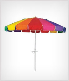 8 foot wide canopy beach umbrella