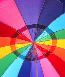 8 foot wide canopy beach umbrella